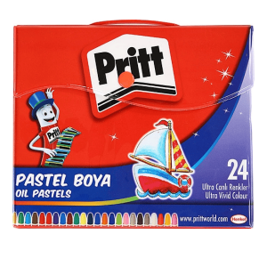 Pritt 24 Renk Çantalı Pastel Boya